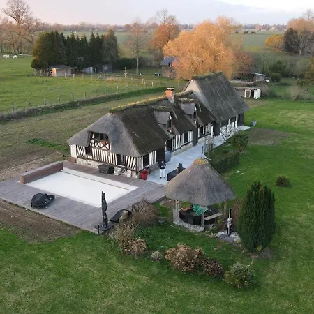 Maison Normande Avec Piscine A 10 Min D'honfleur Saint-Pierre-du-Val